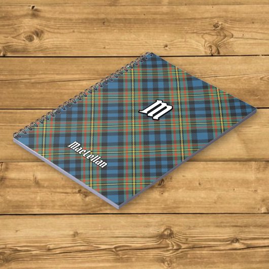Clan MacLellan Ancient Tartan Notizblock