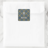 Clan MacLellan Ancient Tartan Quadratischer Aufkleber (Tasche)