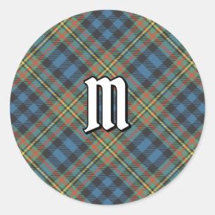 Clan MacLellan Ancient Tartan Runder Aufkleber