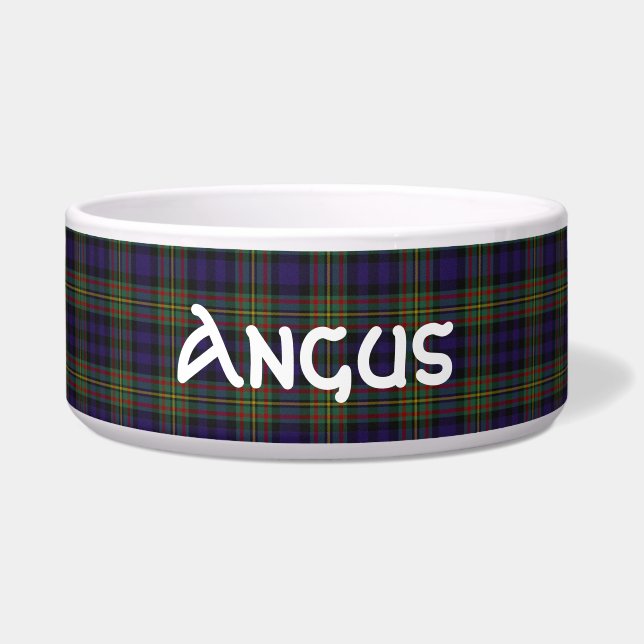 Clan MacLellan Custom Tartan Kariert Pet Bowl Napf (Vorderseite)