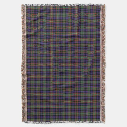 Clan MacLellan Tartan Decke (Vorderseite Vertikal)