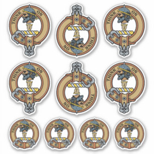 Clan MacLellan Wappen Aufkleber Set