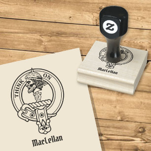Clan MacLellan-Wappen Gummistempel