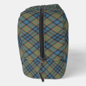 Clan MacLellan Wappen über altem Tartan Waschbeutel (Rechts)