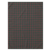 Clan MacLennan Navy Blue und Red Scottish Tartan Tischdecke (Vorderseite)