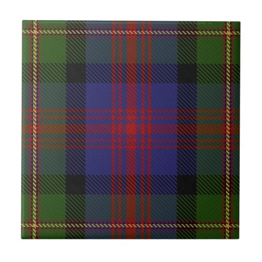 Clan MacLennan Scottish Expressions Tartan Fliese (Vorderseite)