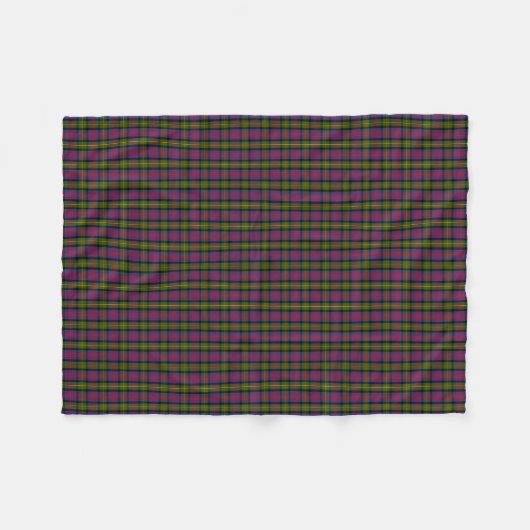 Clan MacLennan Tartan Fleecedecke (Vorderseite (Horizontal))