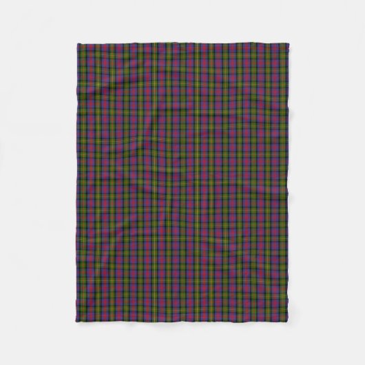 Clan MacLennan Tartan Fleecedecke (Vorderseite)