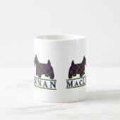 Clan MacLennan Tartan Scottish Scottie Dogs Kaffeetasse (Mittel)