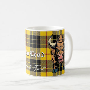 Clan MacLeod Bull Tartan Motto Kaffeetasse