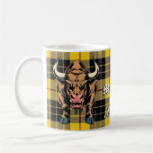 Clan MacLeod Bull Tartan Motto Kaffeetasse (Links)