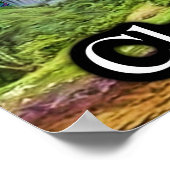 Clan MacLeod Dunvegan Castle Tartan Sky Poster (Ecke)