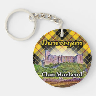 Clan MacLeod Dunvegan Schloss-LewisTartan Schlüsselanhänger