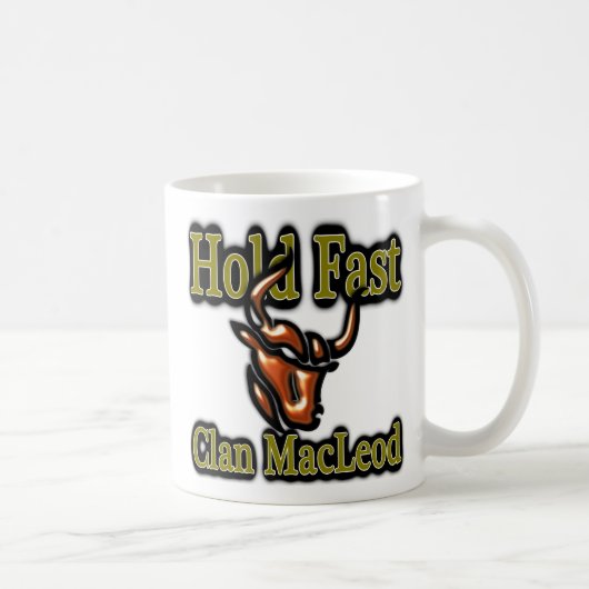 Clan MacLeod Hold Fast Scottish Celebration Cup Kaffeetasse (Rechts)