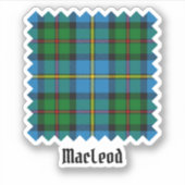 Clan MacLeod Hunting Tartan Aufkleber (Vorderseite)