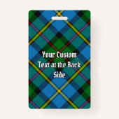 Clan MacLeod Hunting Tartan Ausweis (Rückseite)