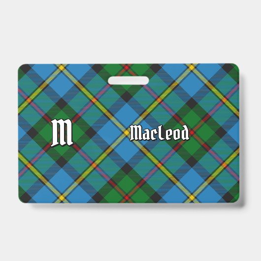 Clan MacLeod Hunting Tartan Ausweis (Vorderseite)