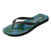 Clan MacLeod Hunting Tartan Badesandalen (Schrägansicht)