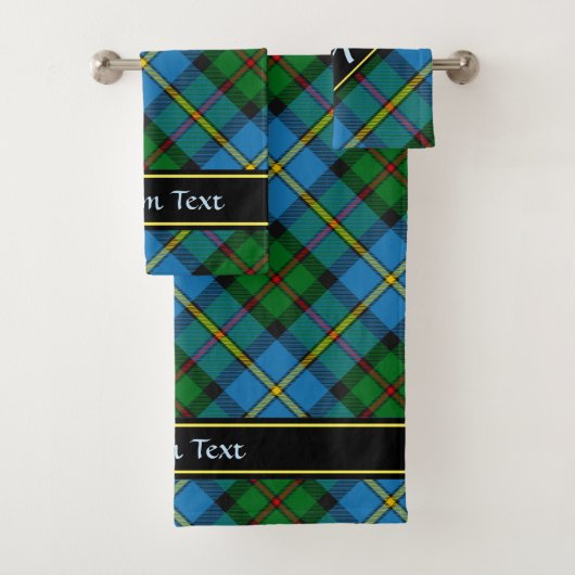 Clan MacLeod Hunting Tartan Badhandtuch Set (Insitu)