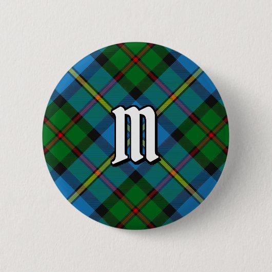 Clan MacLeod Hunting Tartan Button (Vorderseite)