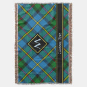 Clan MacLeod Hunting Tartan Decke (Vorderseite Vertikal)