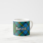 Clan MacLeod Hunting Tartan Espressotasse (Vorderseite Rechts)