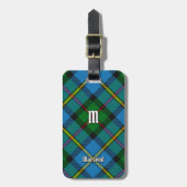 Clan MacLeod Hunting Tartan Gepäckanhänger (Vorderseite vertikal)