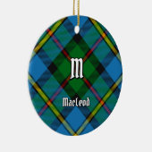 Clan MacLeod Hunting Tartan Keramik Ornament (Rechts)