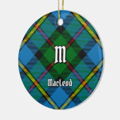 Clan MacLeod Hunting Tartan Keramik Ornament (Links)