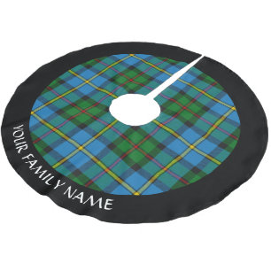 Clan MacLeod Hunting Tartan Polyester Weihnachtsbaumdecke