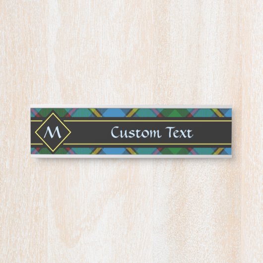 Clan MacLeod Hunting Tartan Türschild (Vorderseite )