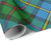 Clan MacLeod Jagd Tartan Rotated Wrapping Paper Geschenkpapier (Rolleneckpunkt)