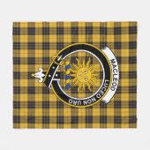 Clan MacLeod Lewis Ancient Tartan Kariert Fleecedecke (Vorderseite (Horizontal))