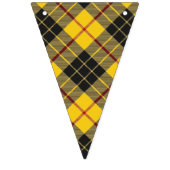 Clan MacLeod Lewis gelben u. schwarzen Tartan Wimpelkette (Zweite Fahne)