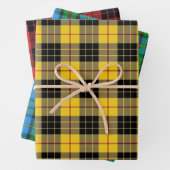 Clan MacLeod Lewis Harris Raasay Tartan Combo Geschenkpapier Set (Beispiel)