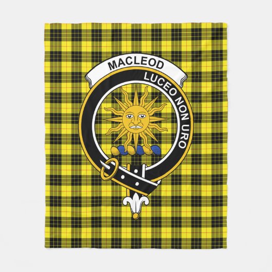 Clan MacLeod Lewis Modern Tartan Kariert Fleecedecke (Vorderseite)