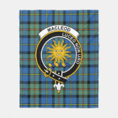 Clan MacLeod Lewis of Harris Ancient Tartan Karier Fleecedecke (Vorderseite)