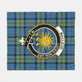 Clan MacLeod Lewis of Harris Ancient Tartan Karier Fleecedecke (Vorderseite (Horizontal))