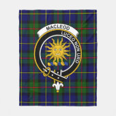 Clan MacLeod Lewis of Harris Modern Tartan Kariert Fleecedecke (Vorderseite)