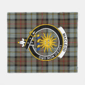 Clan MacLeod Lewis of Harris Weathered Tartan Plai Fleecedecke (Vorderseite (Horizontal))