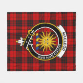 Clan MacLeod Lewis von Raasay Tartan Kariert Fleecedecke (Vorderseite (Horizontal))