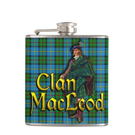 Clan MacLeod Old Scotland Flachmann (Vorderseite)