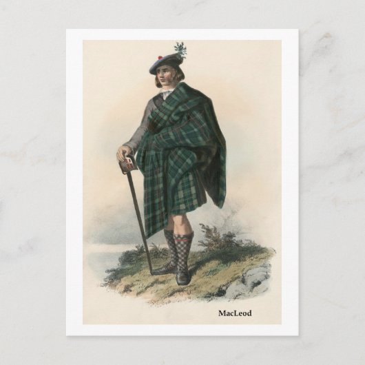 Clan MacLeod Postkarte (Vorderseite)