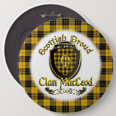 Clan MacLeod schottischen stolzen Knopfes Lewis Button (Vorne & Hinten)