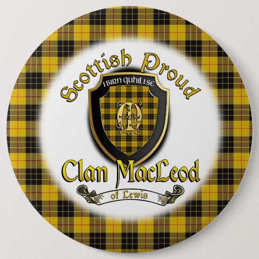 Clan MacLeod schottischen stolzen Knopfes Lewis Button (Vorderseite)