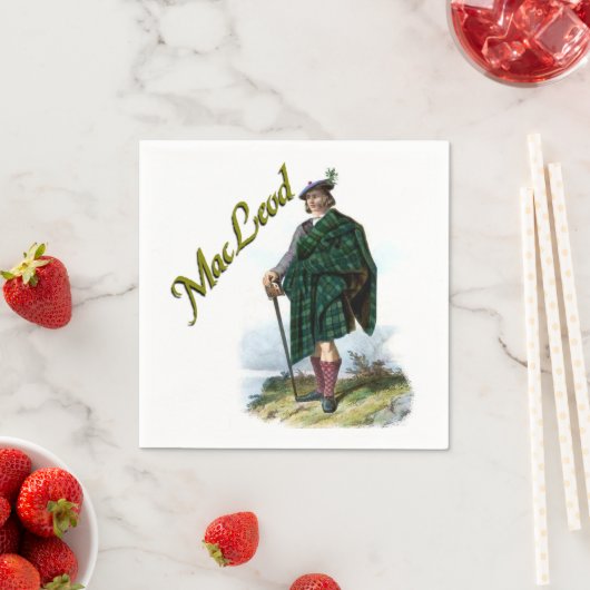 Clan MacLeod Scottish Dream Napkins Serviette (Beispiel)