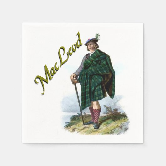 Clan MacLeod Scottish Dream Napkins Serviette (Vorderseite)