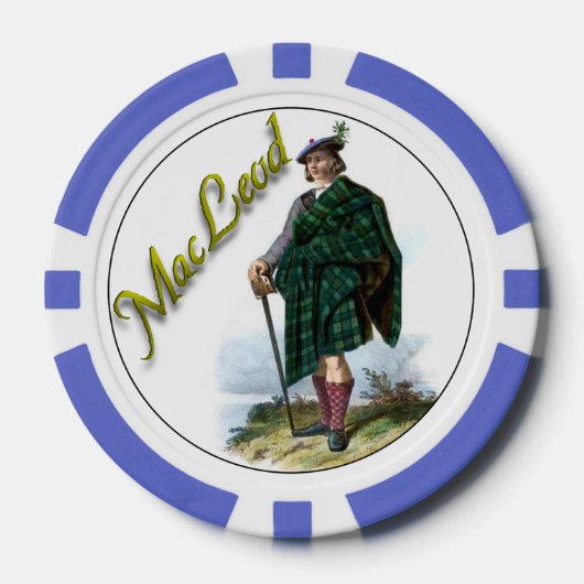 Clan MacLeod Scottish Dream Poker Chips (Vorderseite)