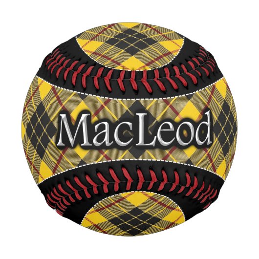 Clan MacLeod Scottish Dream Tartan Baseball (Vorderseite)
