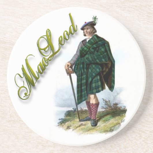 Clan MacLeod Scottish Dream Untersetzer (Vorne)